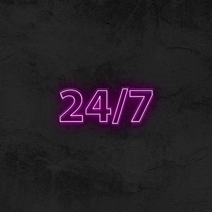 24/7 Neon Sign 🤩 - Good Vibes Neon