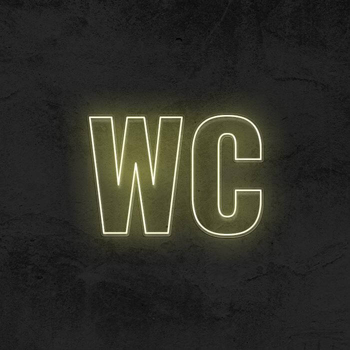 WC πββοΈπββοΈ Neon Sign - Good Vibes Neon