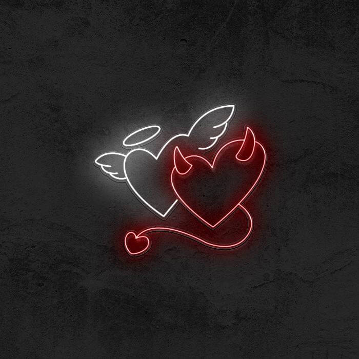 Angel Devil Hearts - Good Vibes Neon