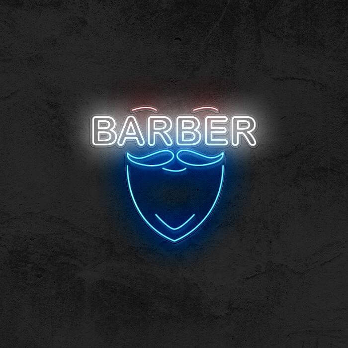 Beard Barber 🧔 - Good Vibes Neon