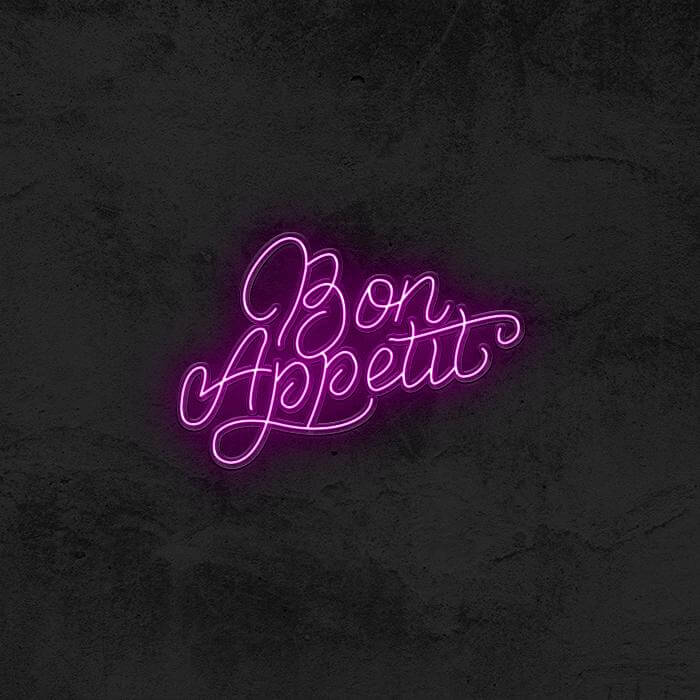 Bon Appetit 🍴 - Good Vibes Neon