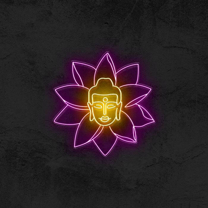 Mystical Buddha 🔮 - Good Vibes Neon