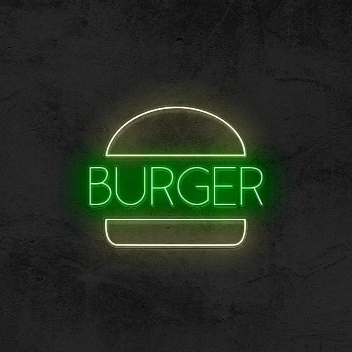 BURGER ๐ - Good Vibes Neon