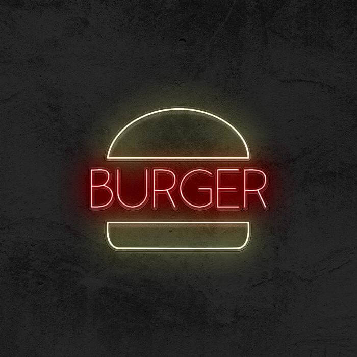 BURGER ๐ - Good Vibes Neon