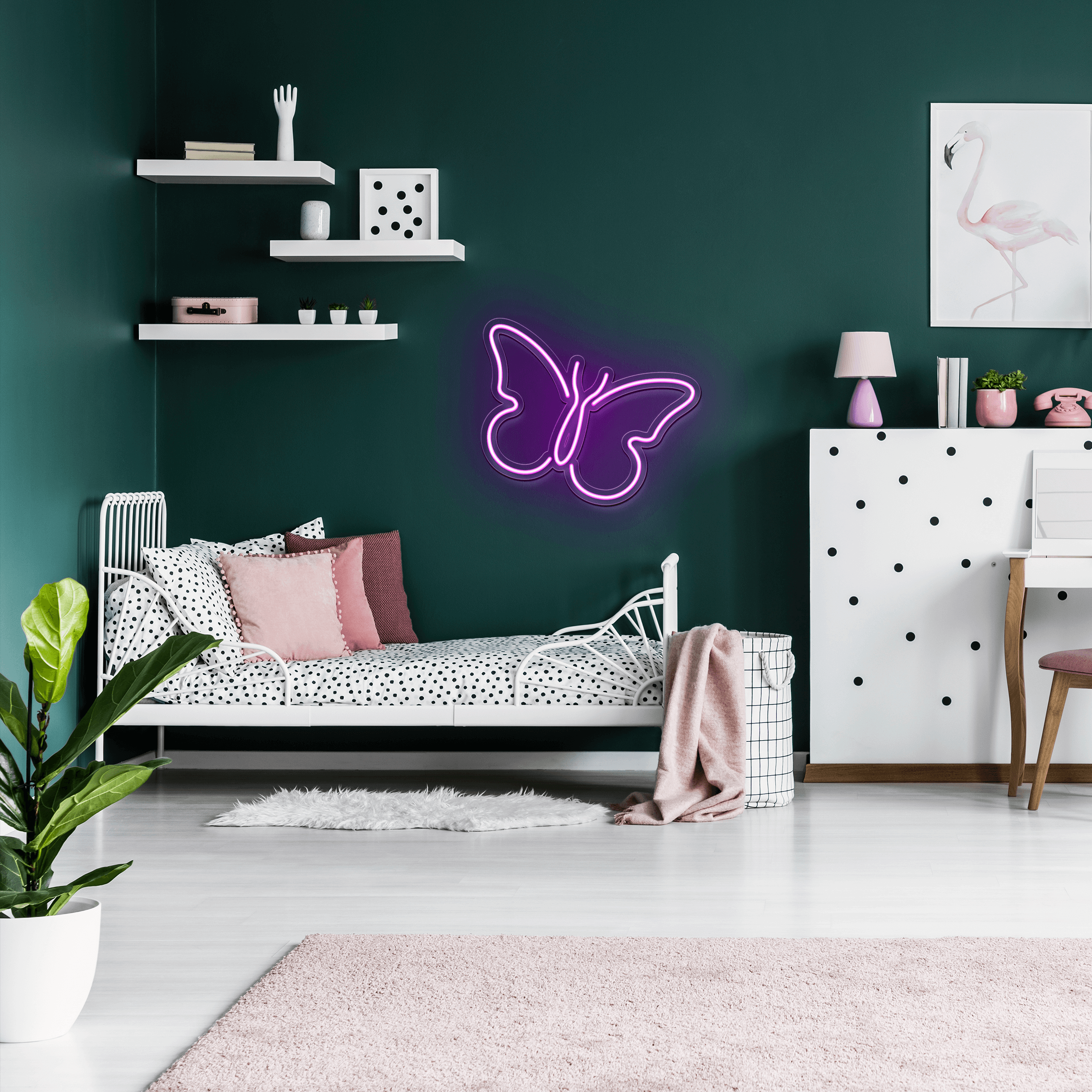 Butterfly - Good Vibes Neon