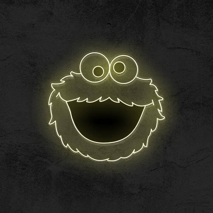 Cookie Monster 🍪 - Good Vibes Neon