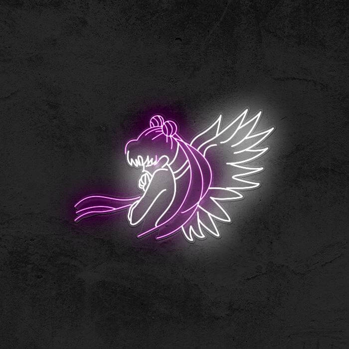 Crystal Angel - sailor Moon Neon Sign