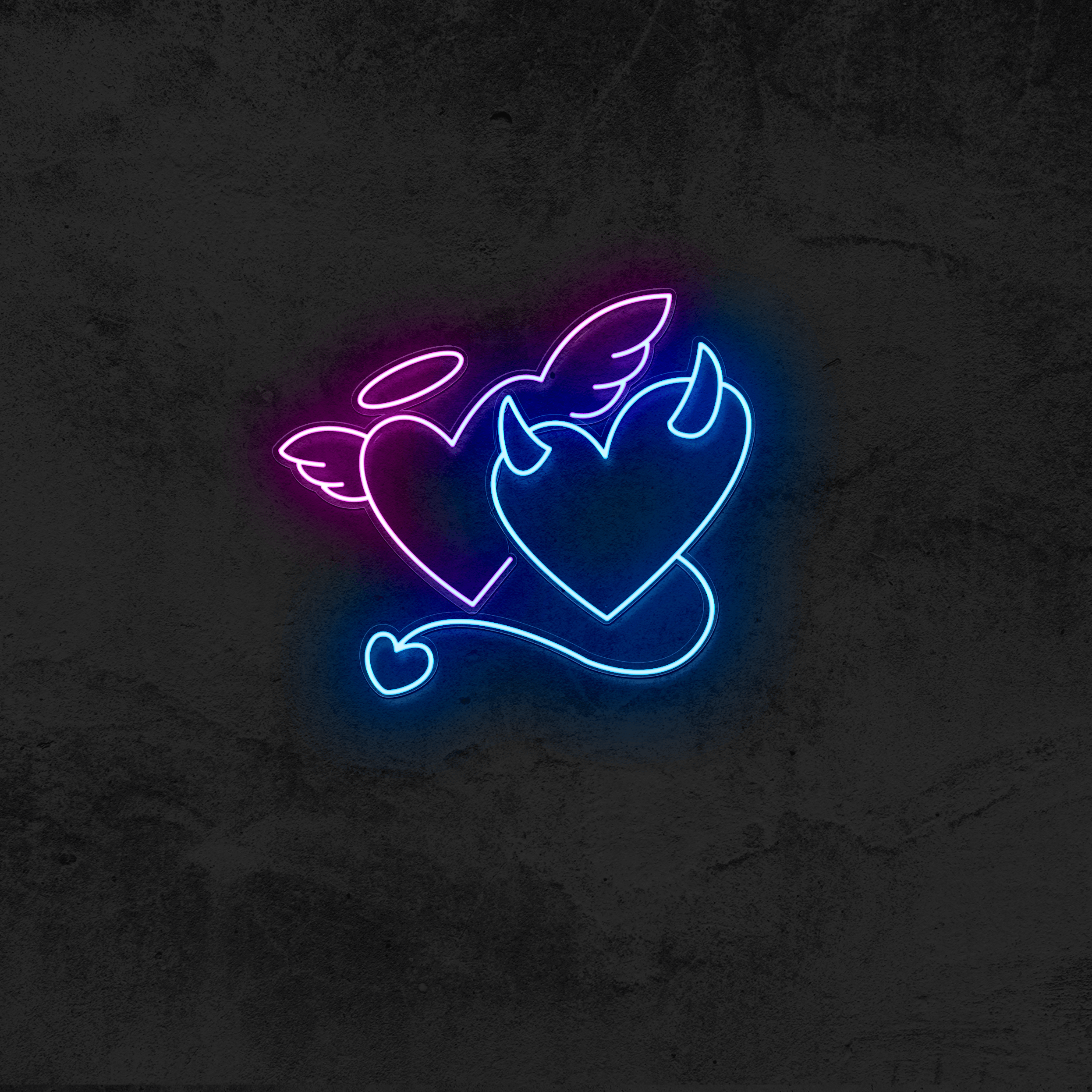 Angel Devil Hearts - Good Vibes Neon
