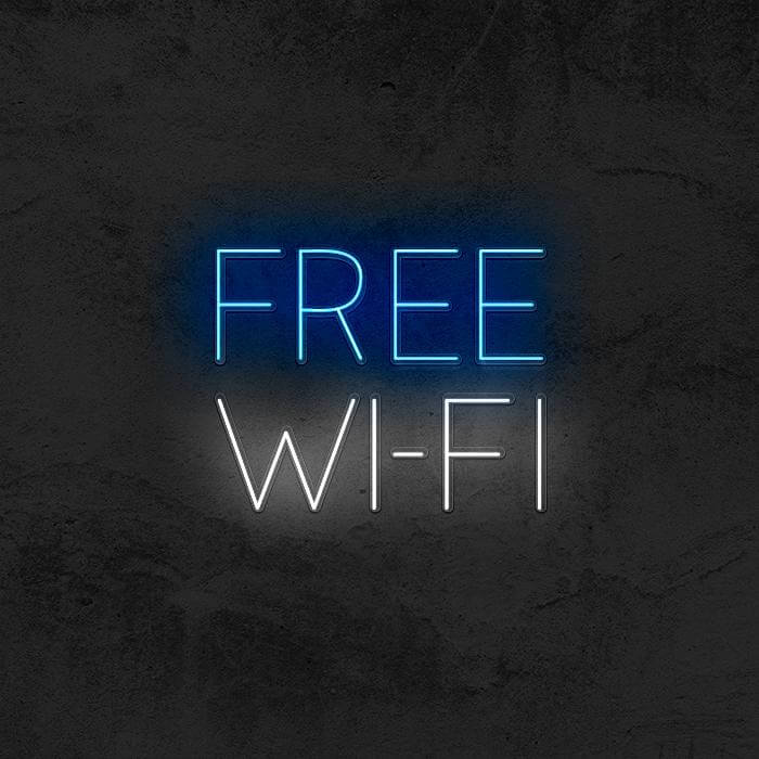Free WiFi 📶 - Good Vibes Neon