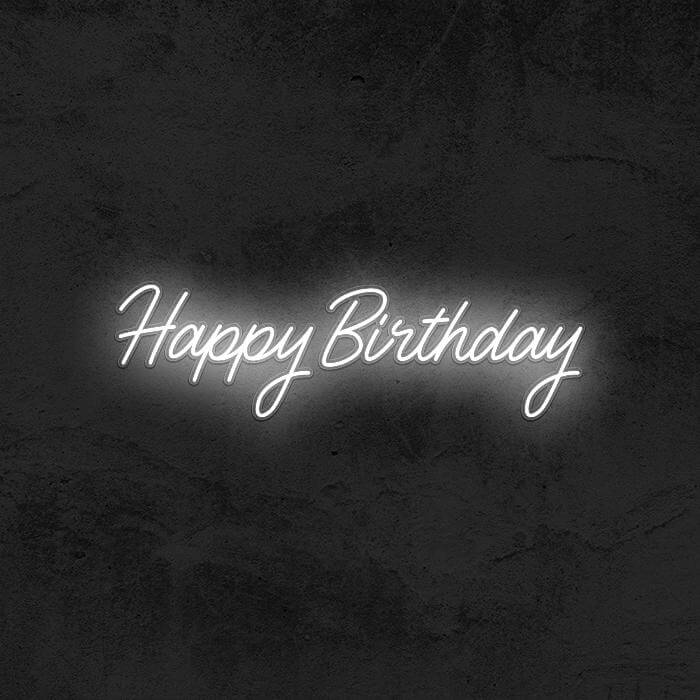 Happy Birthday - Good Vibes Neon