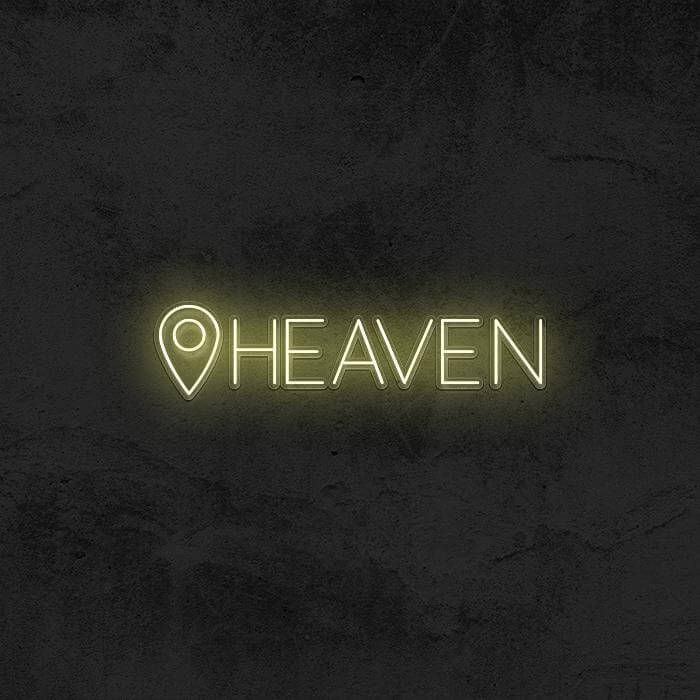 📍Heaven Neon Sign - Good Vibes Neon