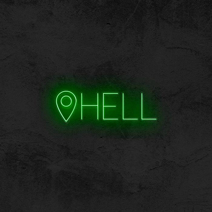📍Hell Neon Sign - Good Vibes Neon