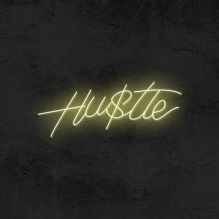 HUSTLE 💲 - Good Vibes Neon
