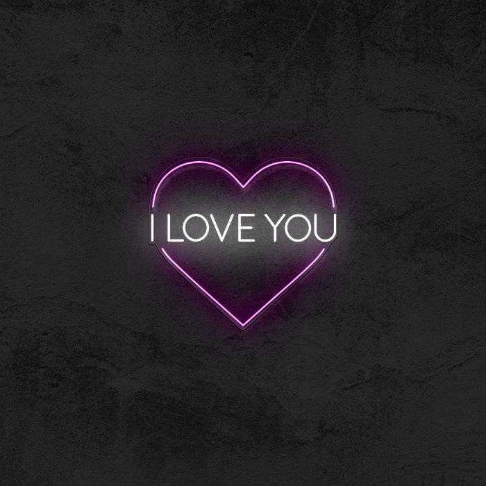 I LOVE YOU ❤ - Good Vibes Neon