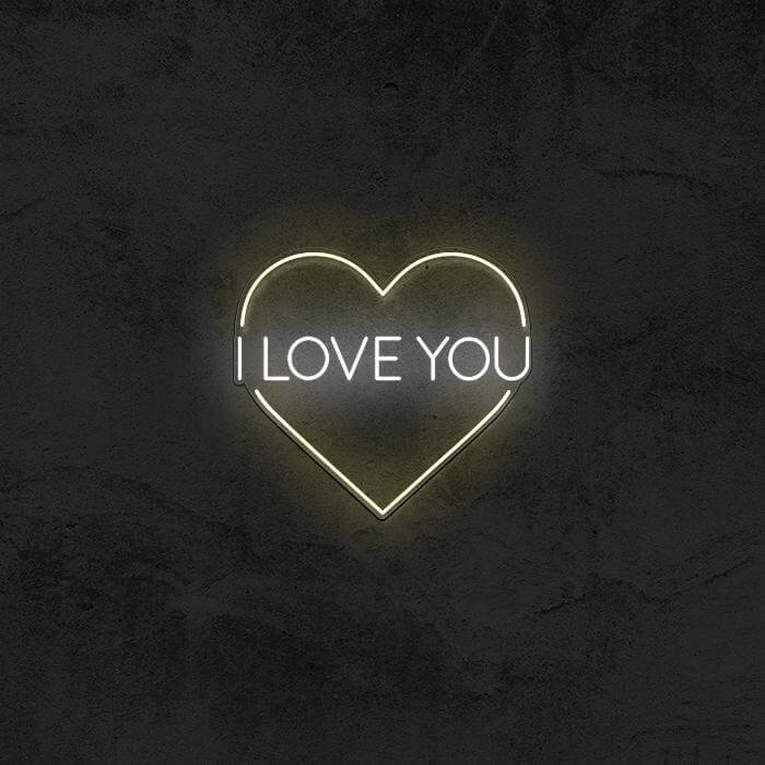 I LOVE YOU ❤ - Good Vibes Neon