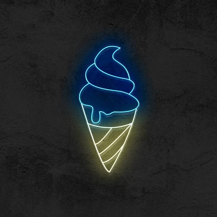 Ice Cream 🍦 - Good Vibes Neon