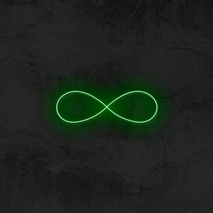 Infinity Symbol Neon Sign