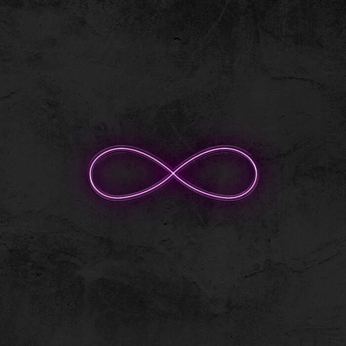 Infinity Symbol Neon Sign