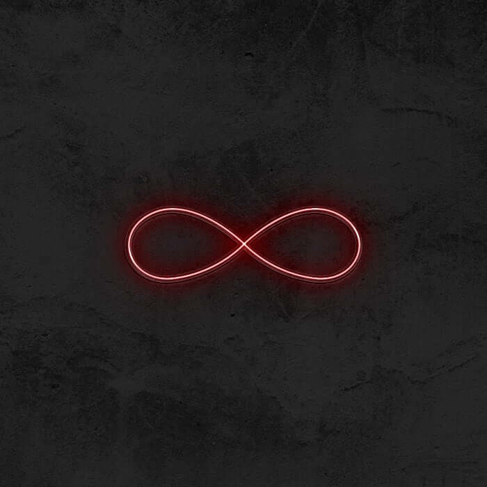 Infinity Symbol Neon Sign