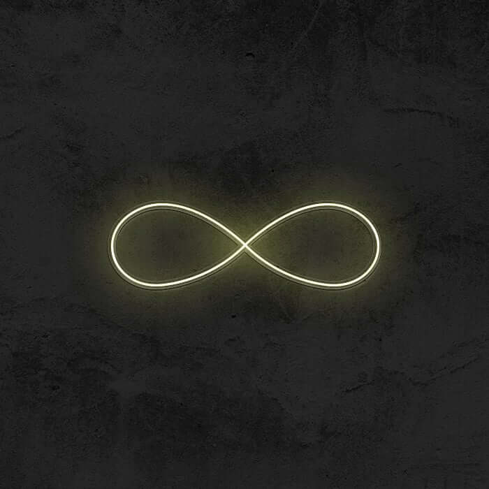 Infinity Symbol Neon Sign