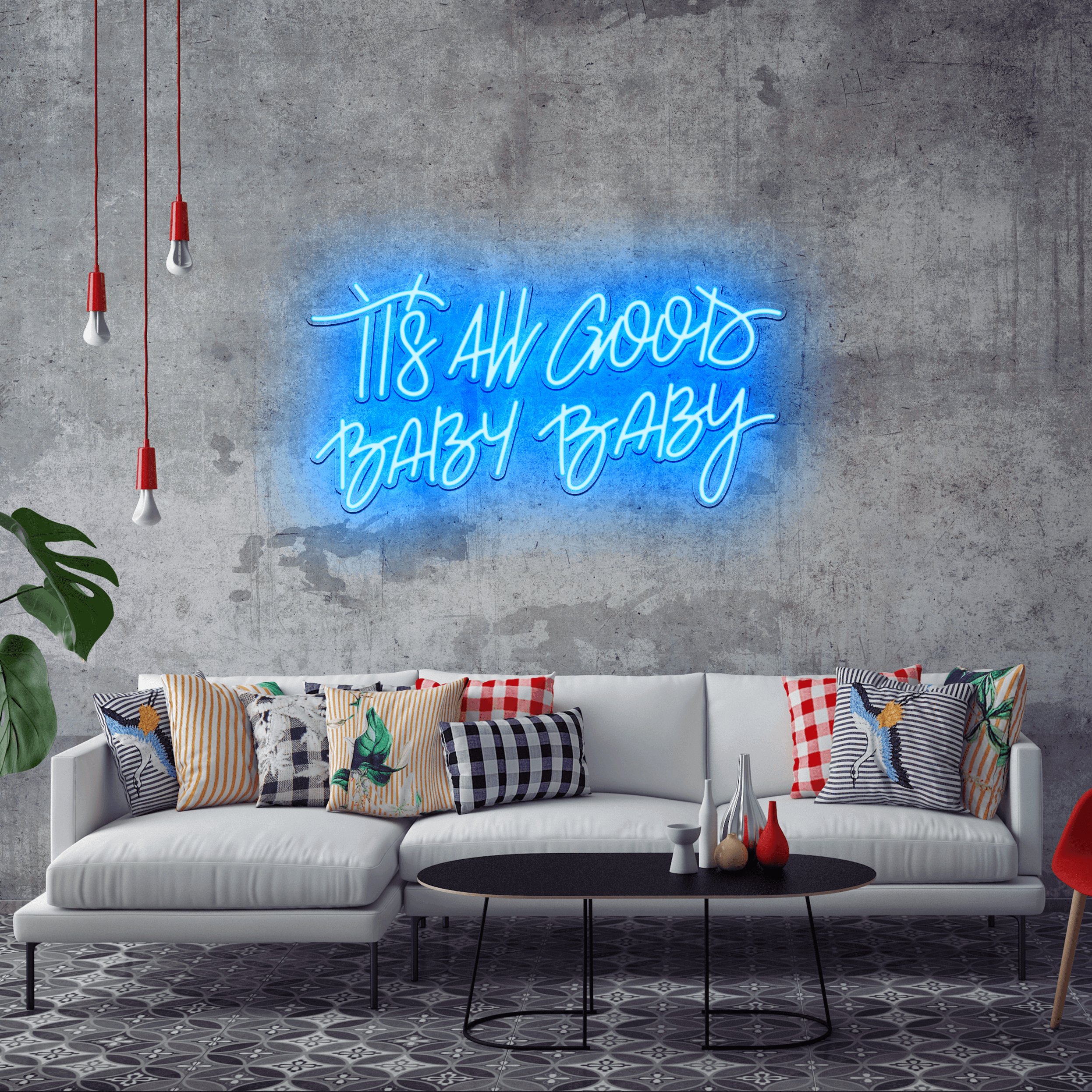 It's all good baby baby - Good Vibes Neon
