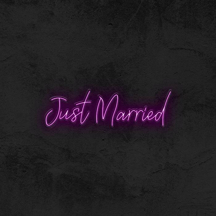 Just Married - Good Vibes Neon
