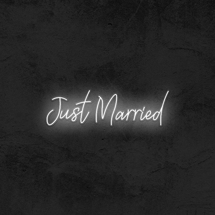 Just Married - Good Vibes Neon