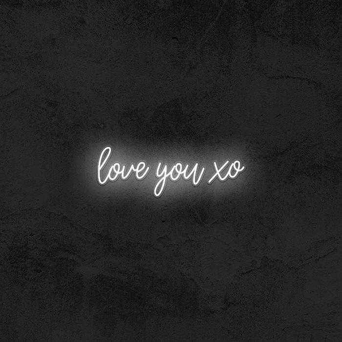 Love You XO - Good Vibes Neon