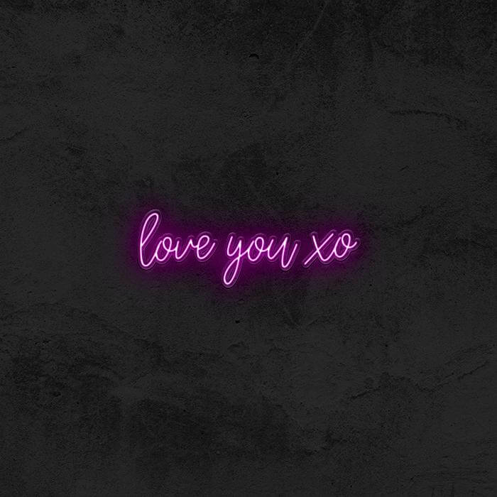 Love You XO - Good Vibes Neon