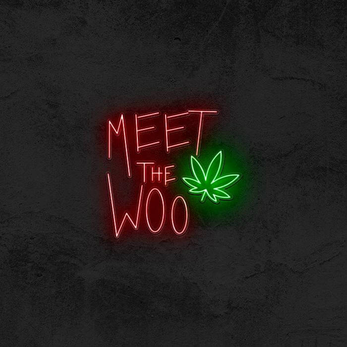 Meet The Woo - Pop Smoke Neon Sign