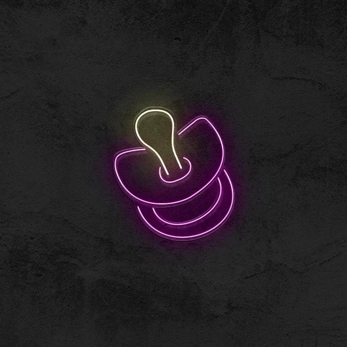 Baby Pacifier 👶 - Good Vibes Neon