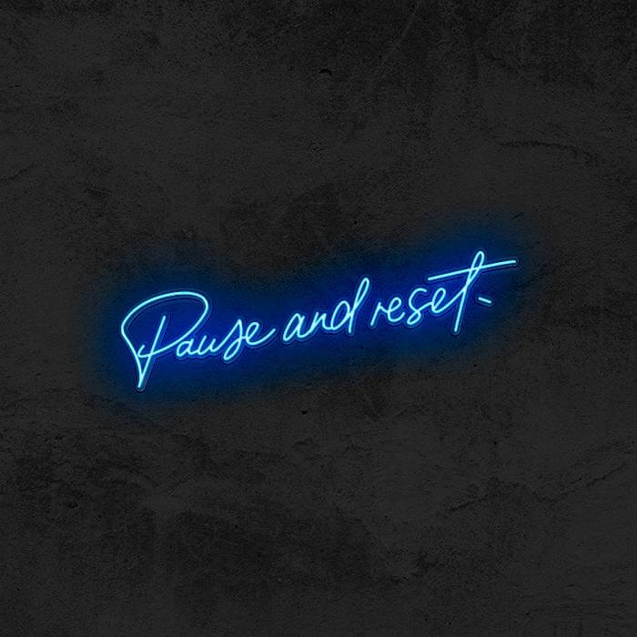 Pause And Reset.