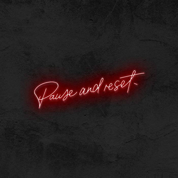 Pause And Reset.