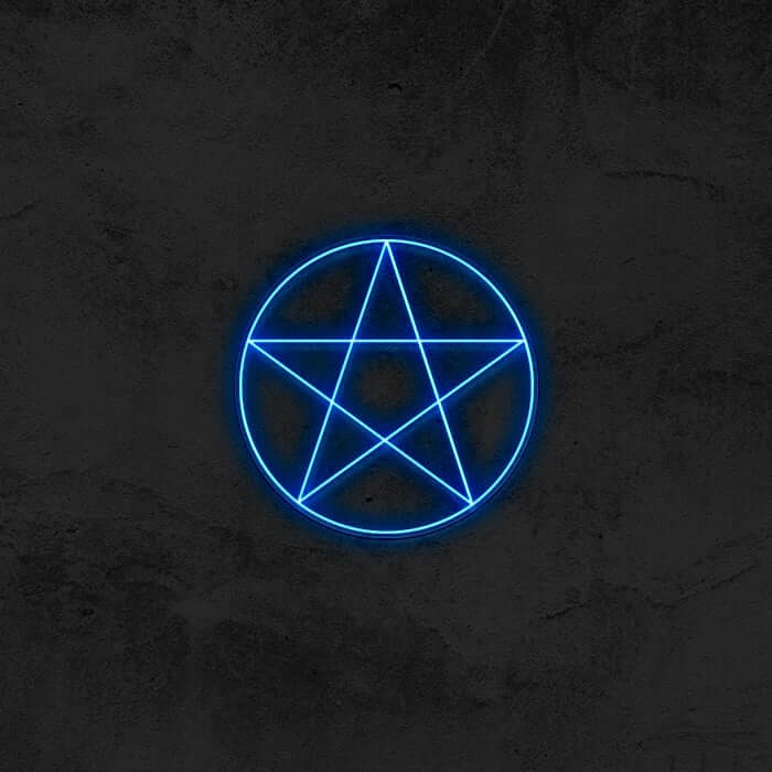 Pentacle Neon Sign