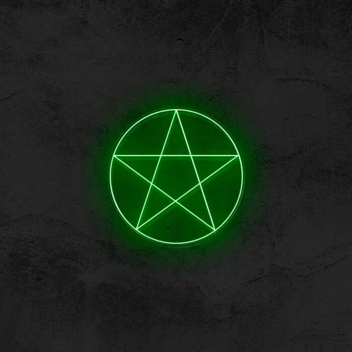 Pentacle Neon Sign