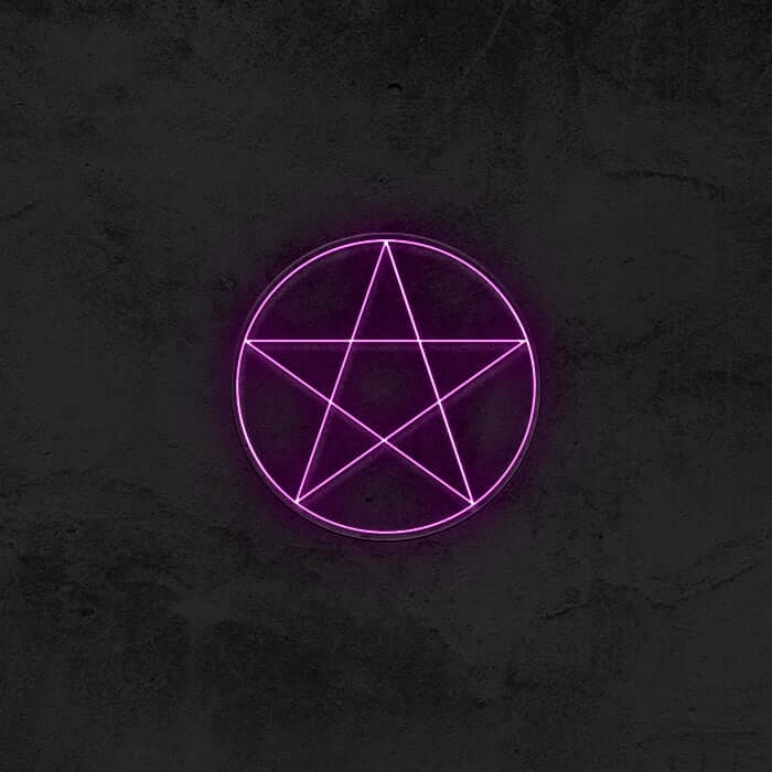 Pentacle Neon Sign
