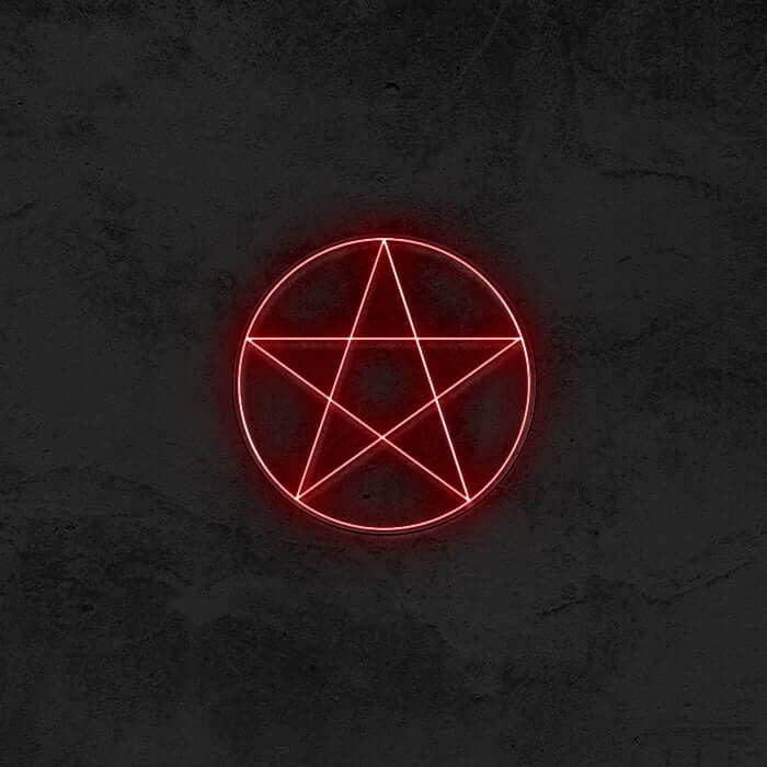 Pentacle Neon Sign