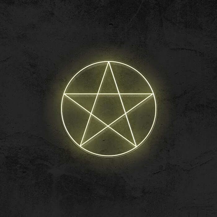 Pentacle Neon Sign