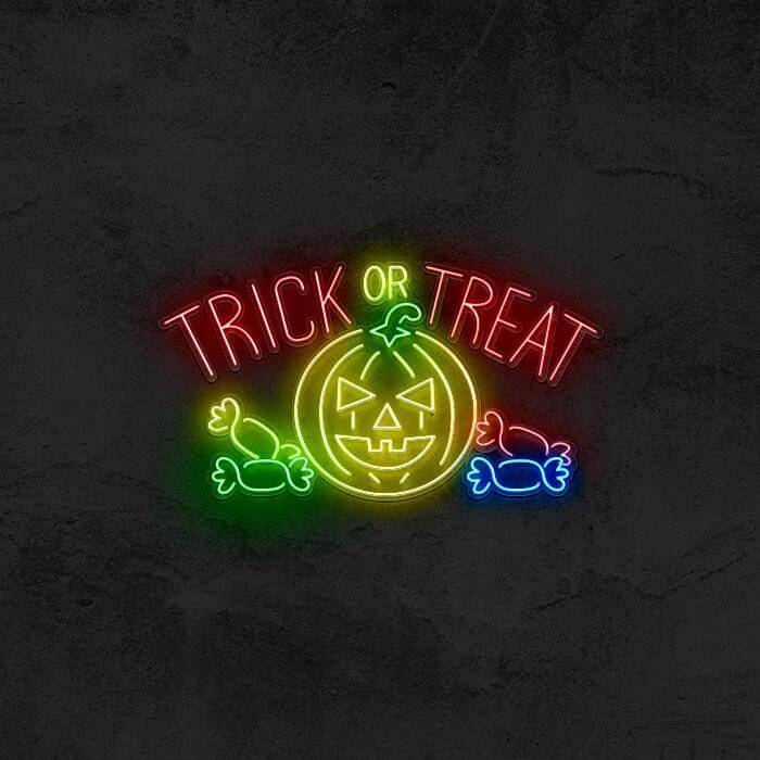 Trick Or Treat Neon Sign