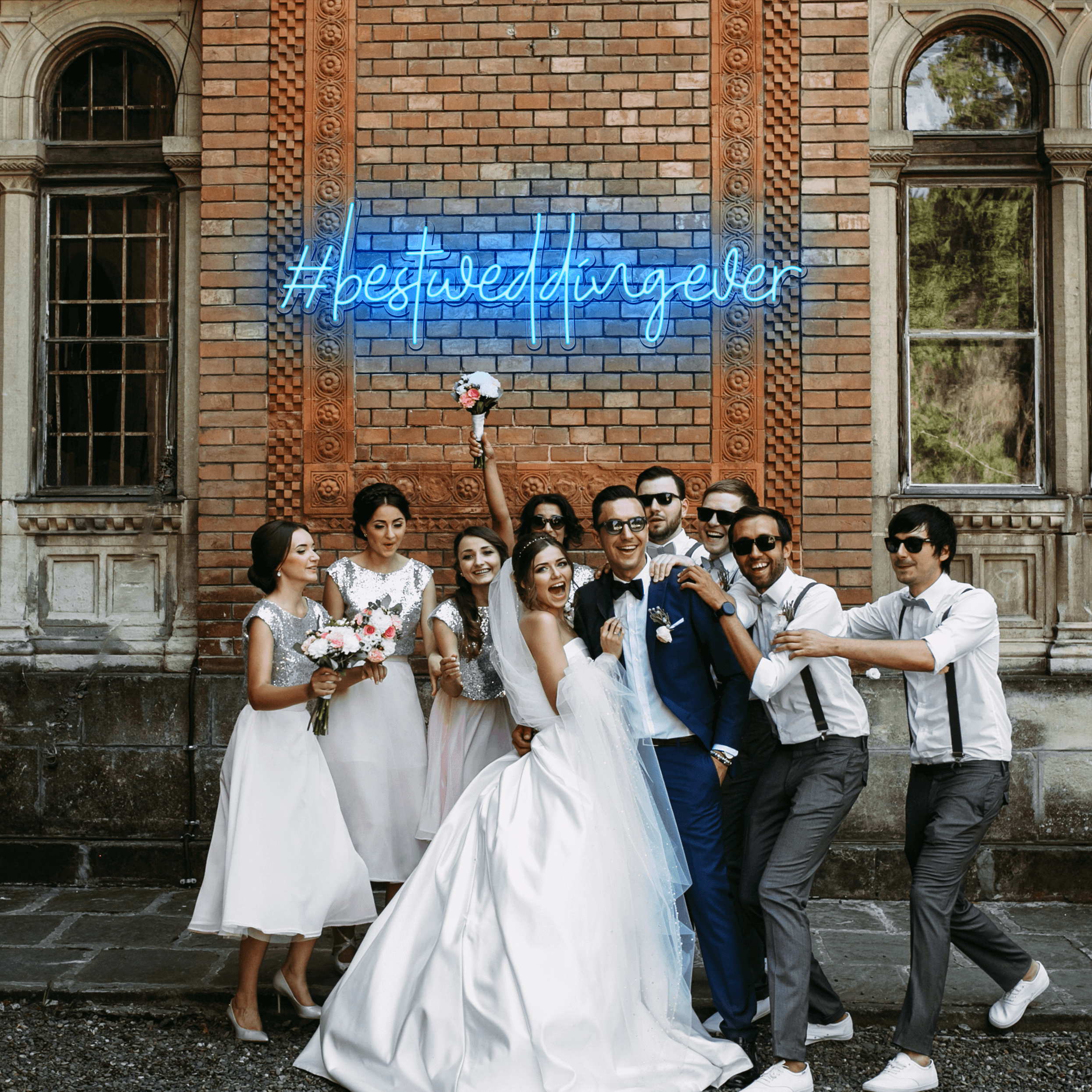 #bestweddingever - Good Vibes Neon