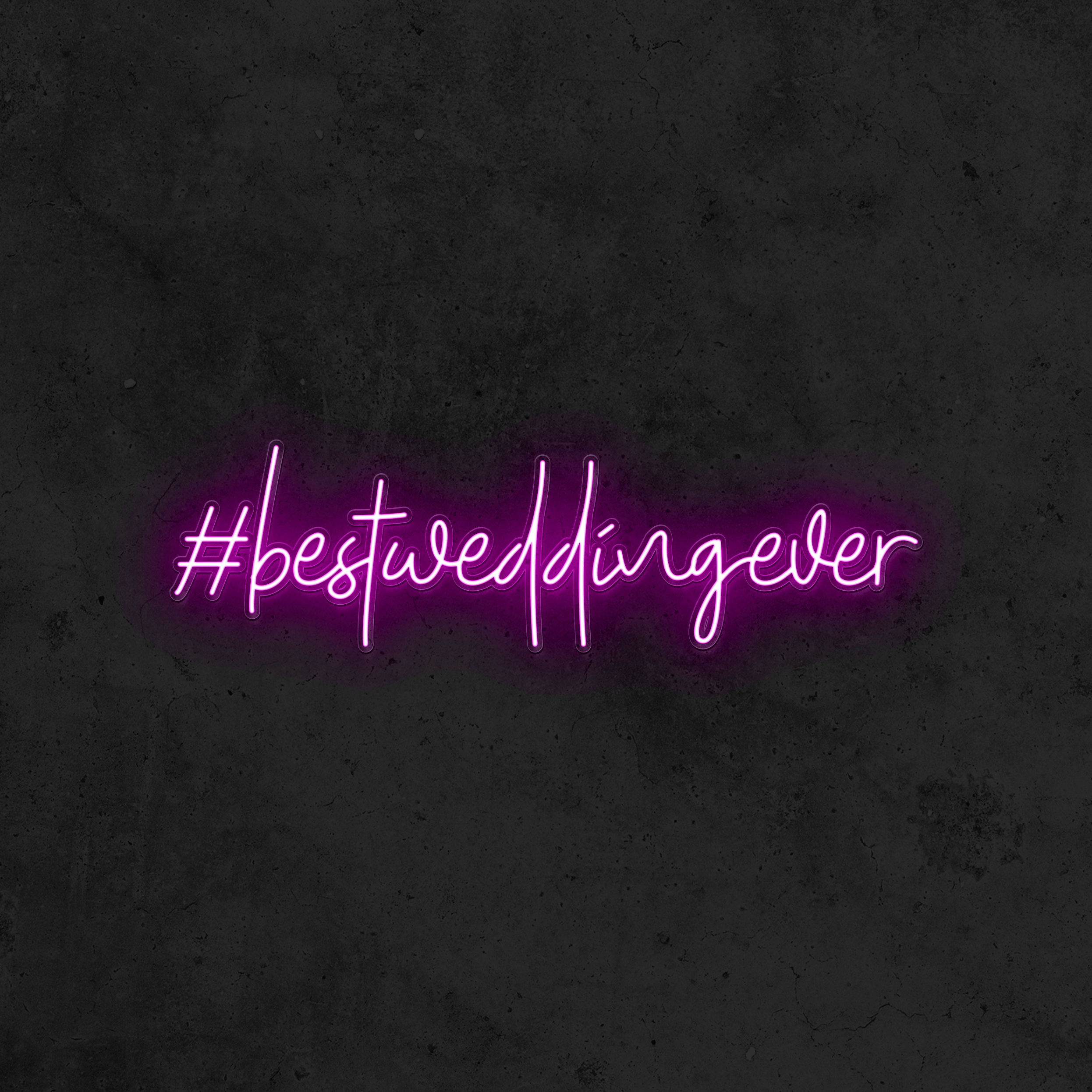 #bestweddingever - Good Vibes Neon