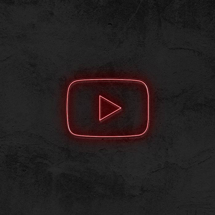 Youtube Neon Sign
