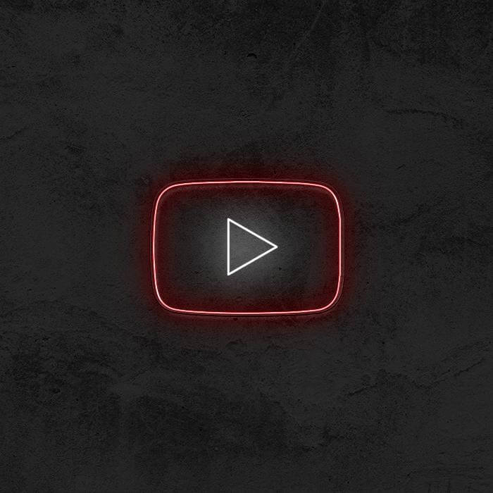 Youtube Neon Sign