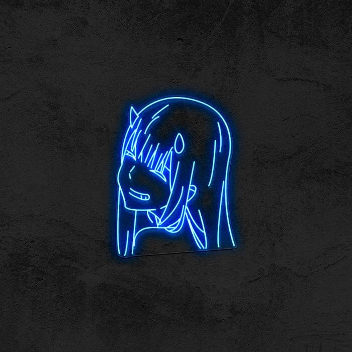 "Zero Two" - Darling In The FranXX Neon Sign