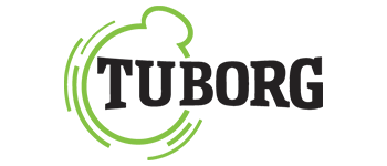 Green TUBORG neon sign