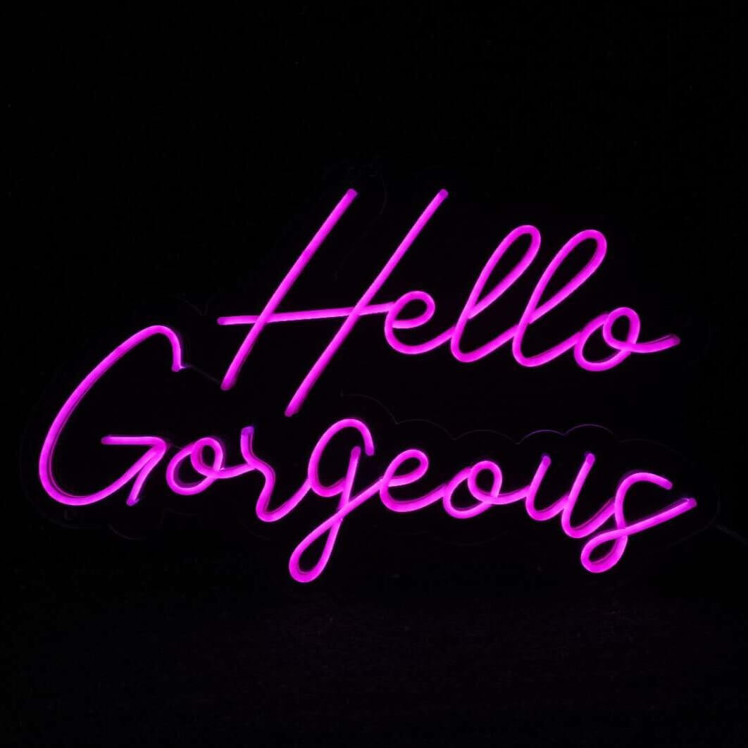 Hello Gorgeous - Good Vibes Neon