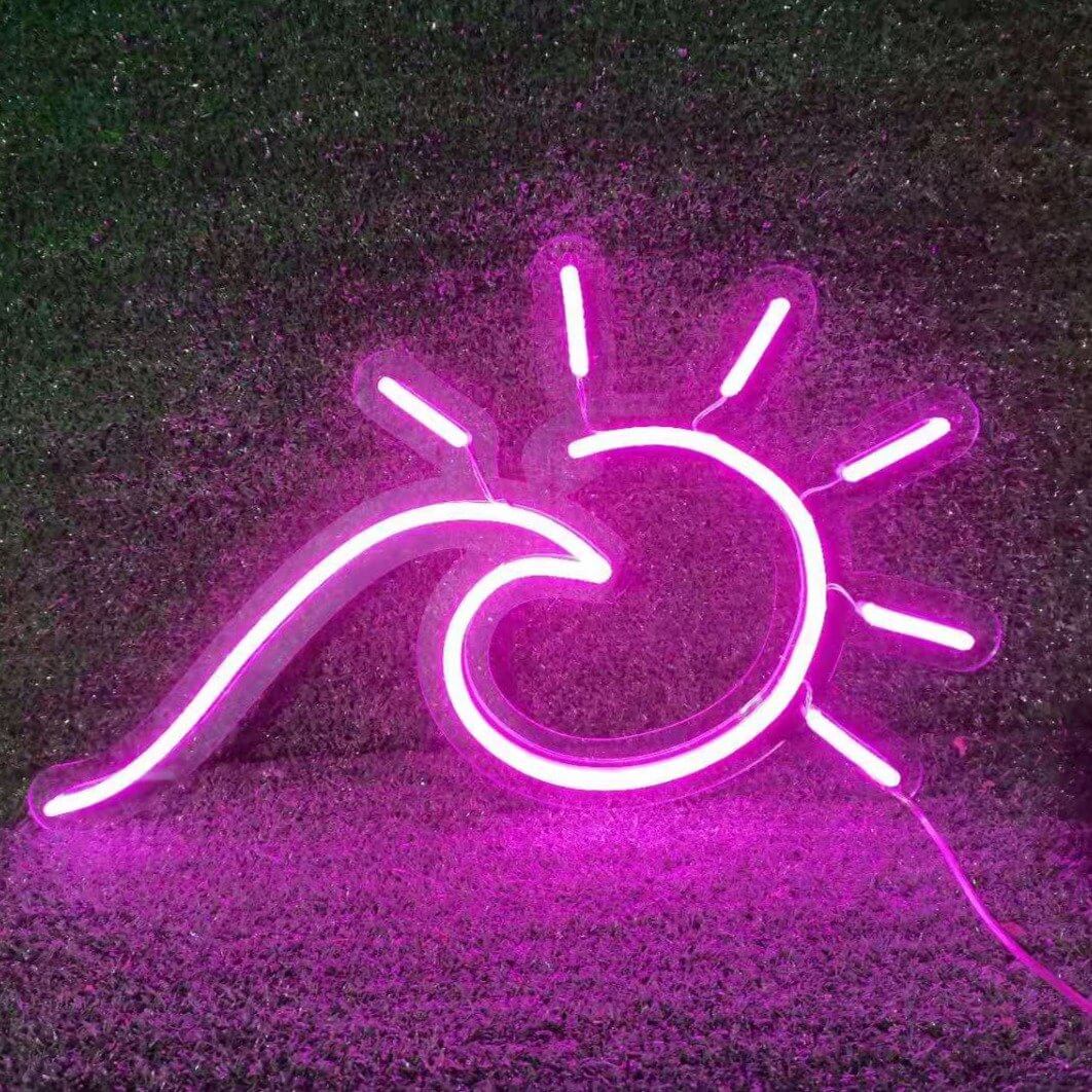 Sun and Wave - Good Vibes Neon