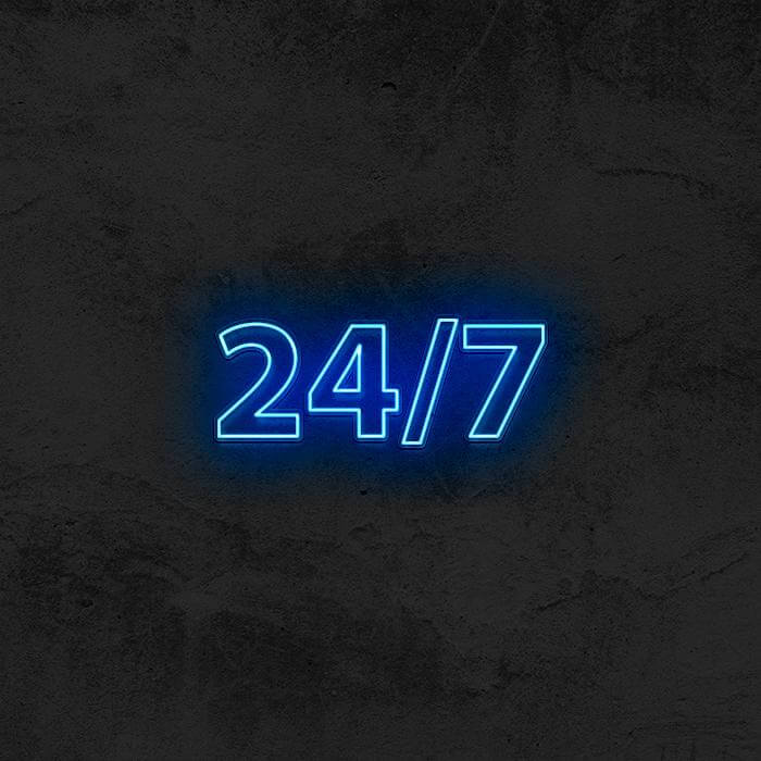 24/7 Neon Sign 🤩