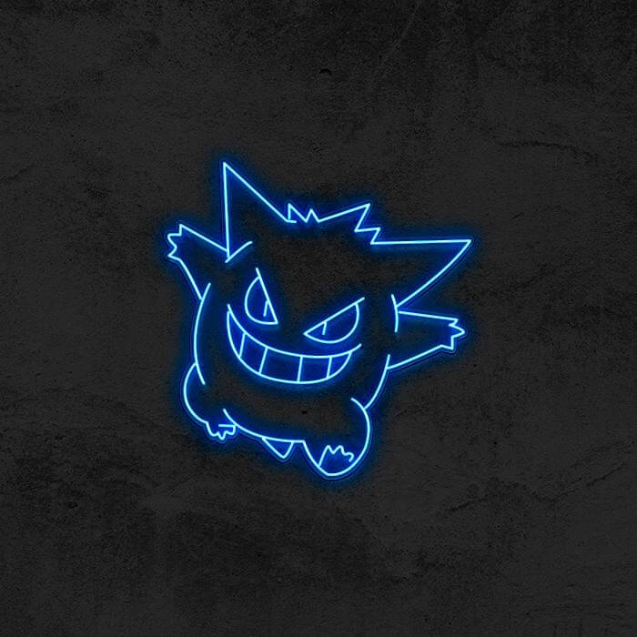 Gengar - Pokemon Neon Sign
