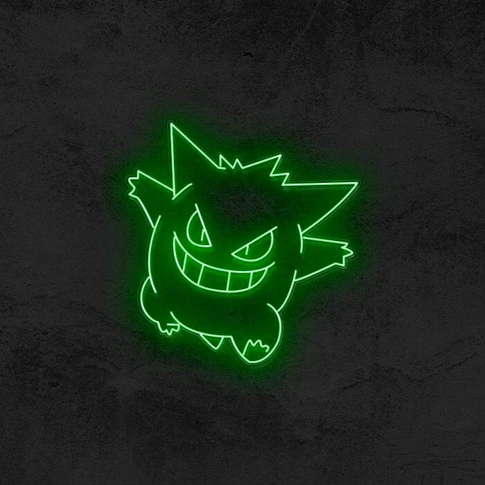 Gengar - Pokemon Neon Sign